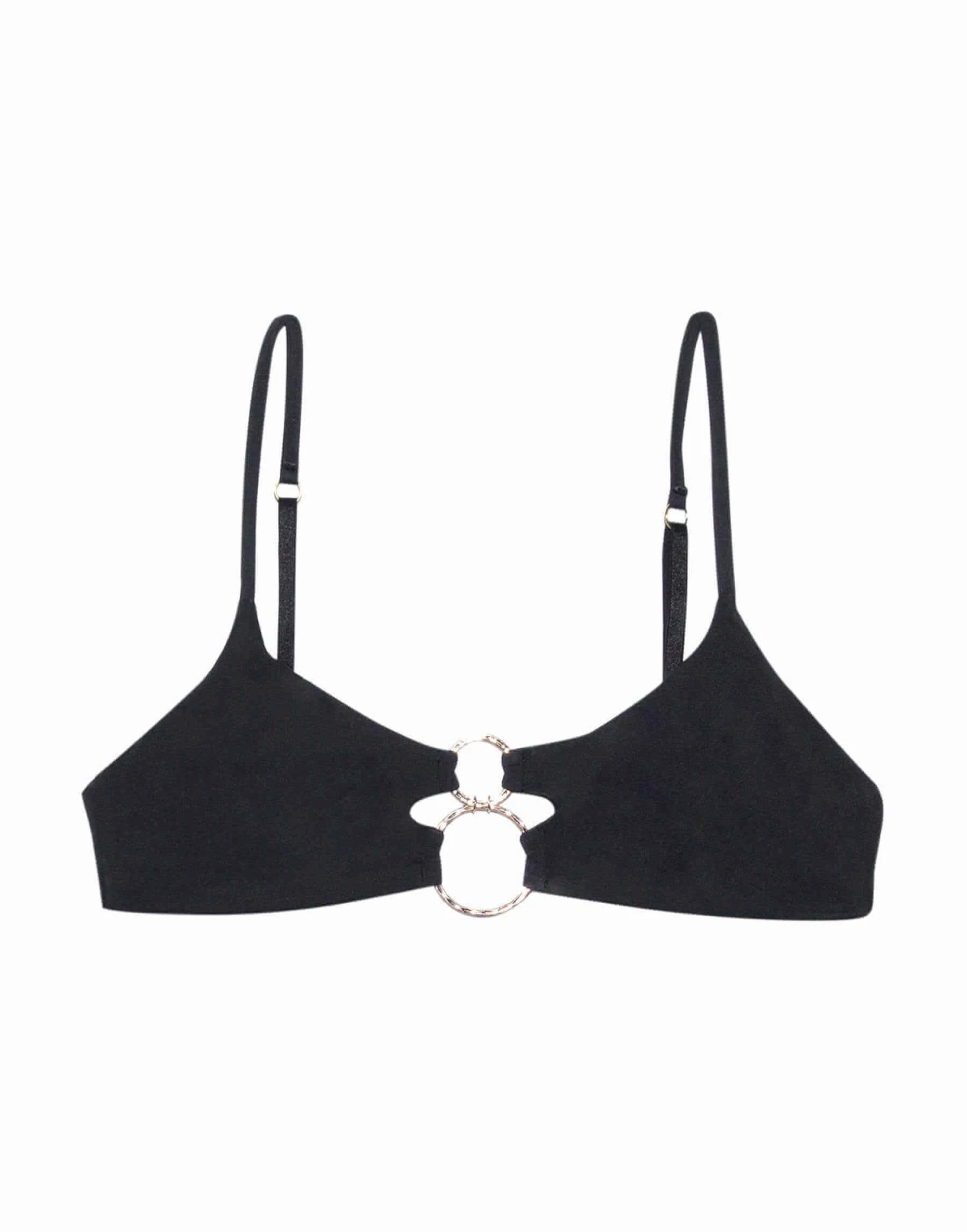 Beach Bunny Lexi Black Bralette & Nadia Skimpy Bottom Bikini Swimwear Set - Image 3