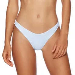 Beach Bunny Lola Blue & White Stripe Skimpy Bikini Bottom Swim Separate