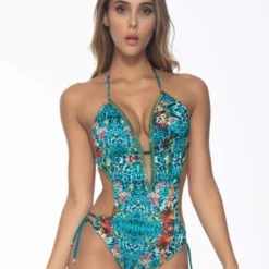 Cozumel Designer Luxury Monokini One Piece Swimsuit