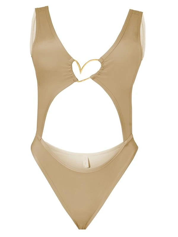 Liliana Montoya Trikini Azalea Shiny Gold One Piece Bikini - Image 3