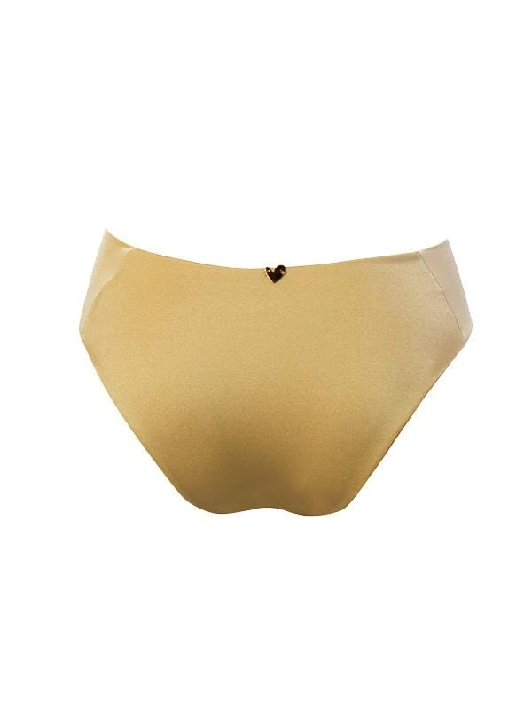 Liliana Montoya GAiA Gold Front Tie Bandeau Top & Cheeky Bottom Set - Image 2
