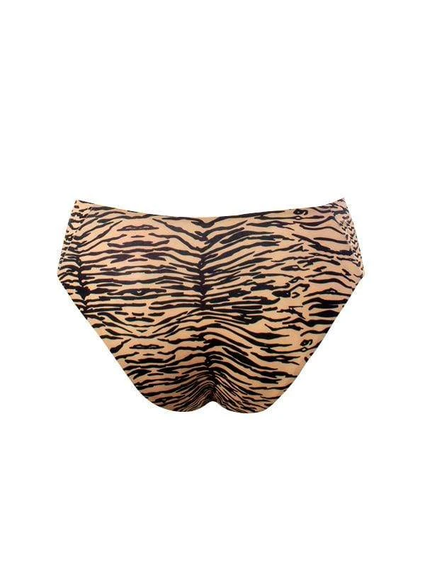 Liliana Montoya GAiA Rainforest Tiger Front Tie Bandeau Top & Cheeky Bottom Set - Image 3