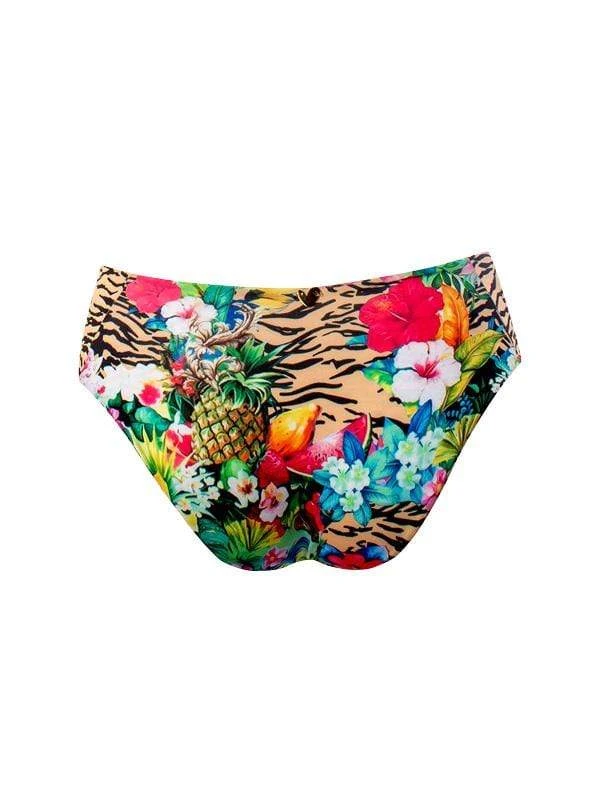 Liliana Montoya GAiA Rainforest Tiger Front Tie Bandeau Top & Cheeky Bottom Set - Image 2