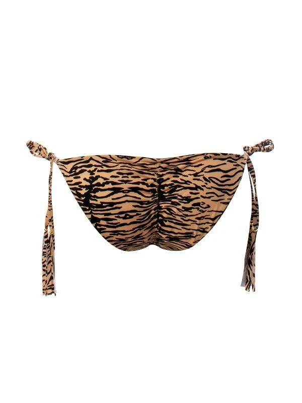 Liliana Montoya GAiA Rainforest Tiger Triangle Top & Side Tie Cheeky Bottom Set - Image 3