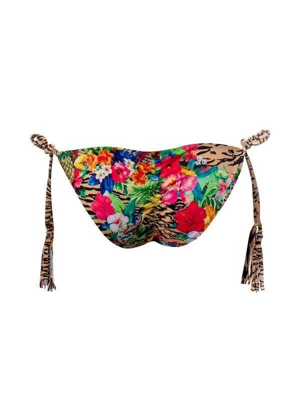 Liliana Montoya GAiA Rainforest Tiger Triangle Top & Side Tie Cheeky Bottom Set - Image 2