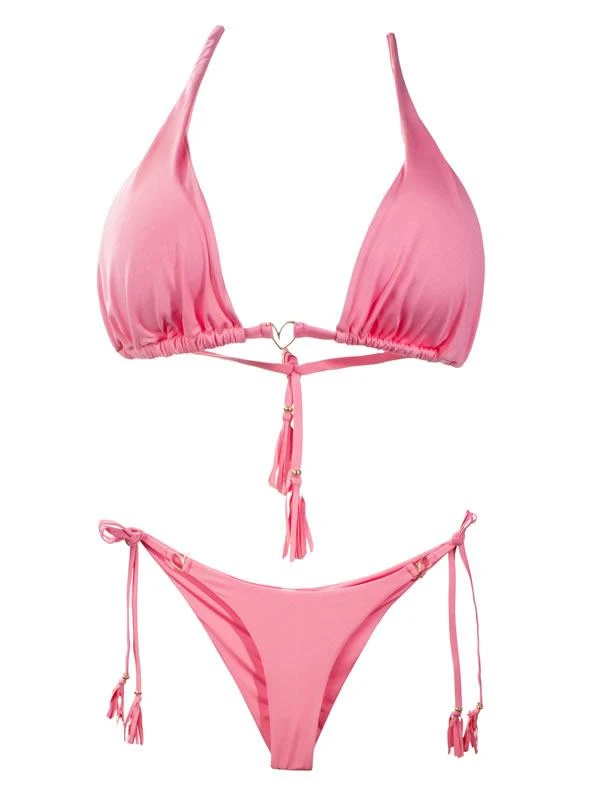 Liliana Montoya Light Pink Bikini Marinera Top & Bottom Bikini Swimwear Set - Image 3