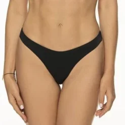 Liliana Montoya Bikini Black Shiny Bottom Bikini Swimwear Separate