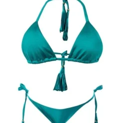 Liliana Montoya GAiA Ash Triangle Top & Side Tie Cheeky Bottom Set