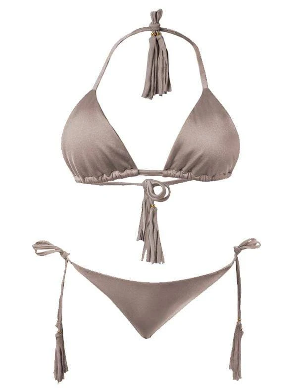 Liliana Montoya GAiA Tortuga Triangle Top & Side Tie Cheeky Bottom Set