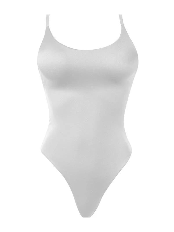 Liliana Montoya GAiA White Adjustable Strap One Piece Trikini