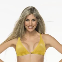 Liliana Montoya Gold Bikini Marinera Top Double Straps Bikini Swimwear Separate