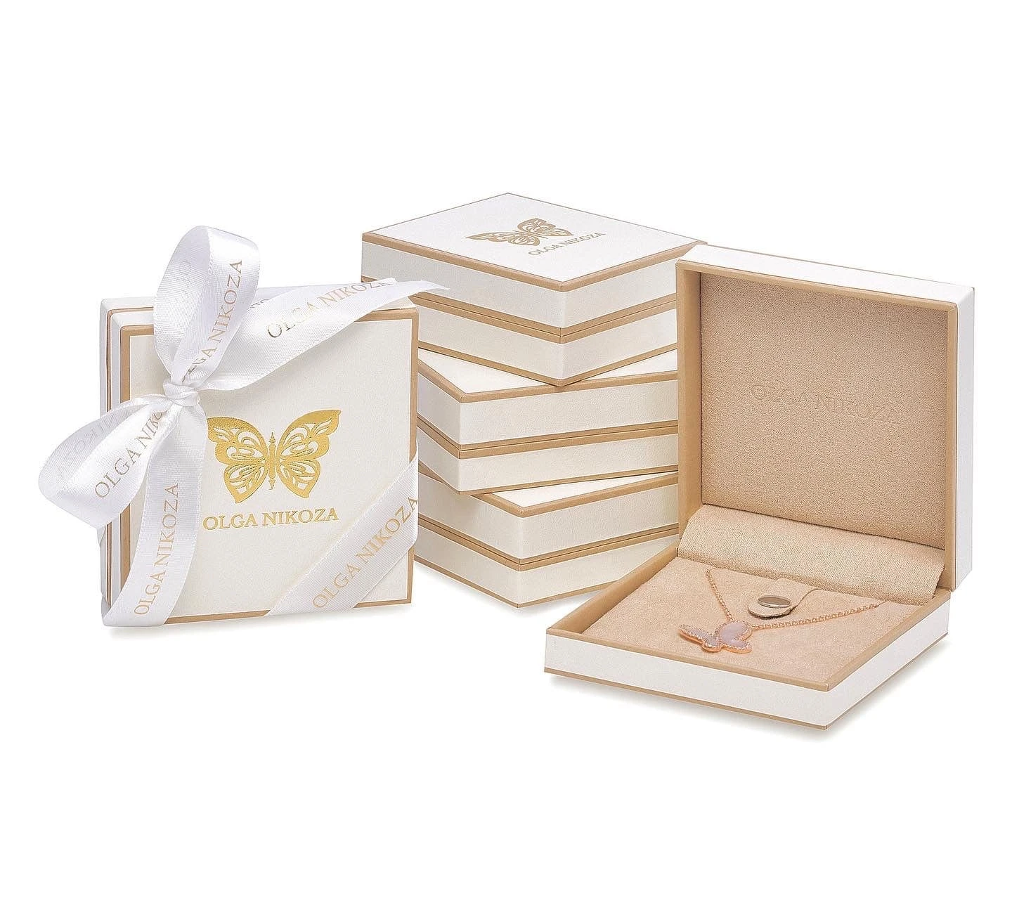 Gold Butterfly Necklace - Image 12