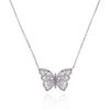 Silver Papillon Necklace