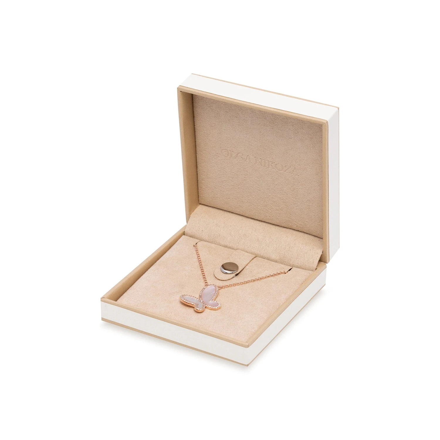 Silver Butterfly Necklace - Image 12