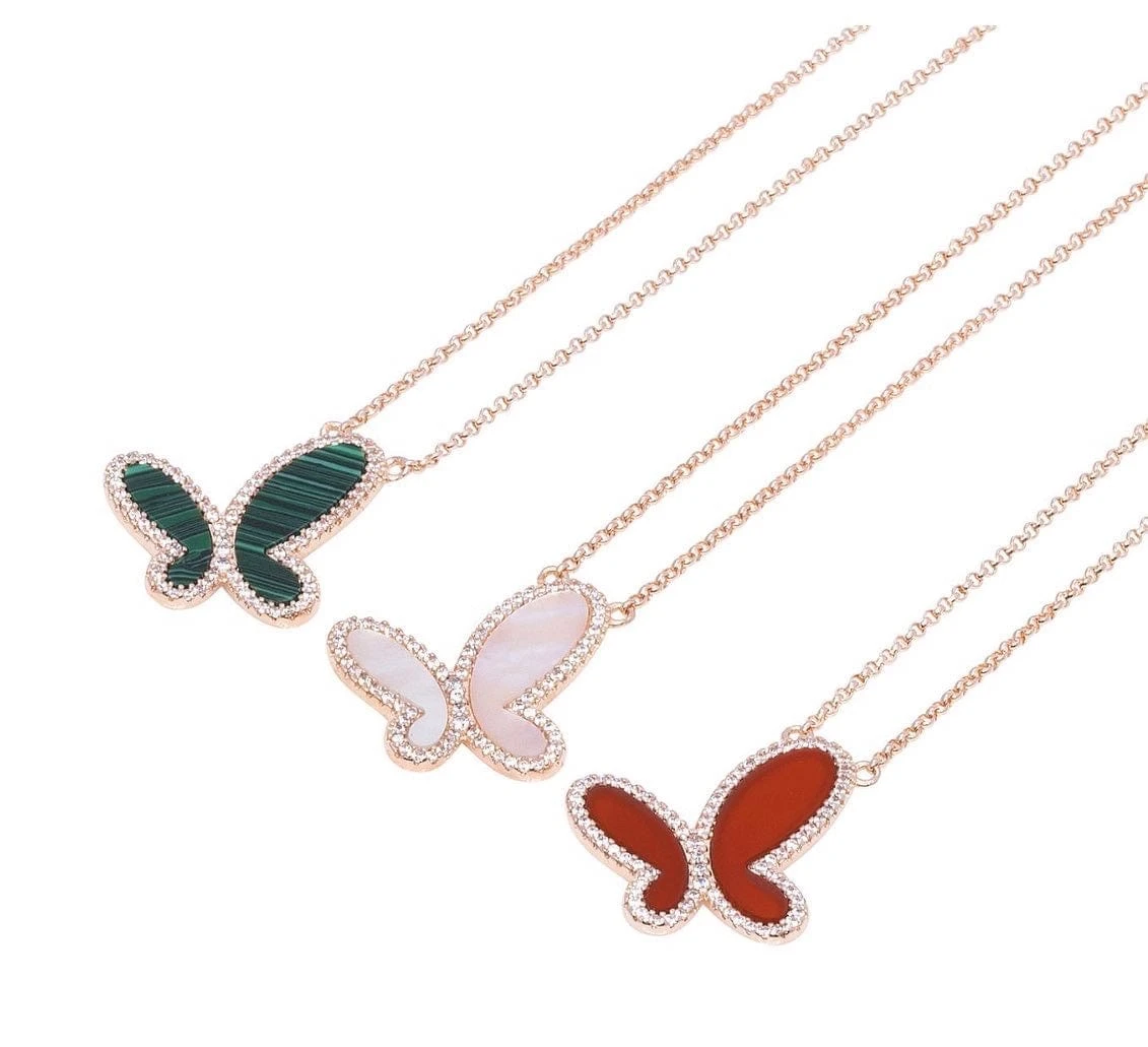 Silver Butterfly Necklace - Image 14