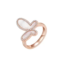 Rose Gold Butterfly Ring