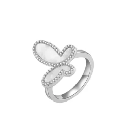 Silver Butterfly Ring